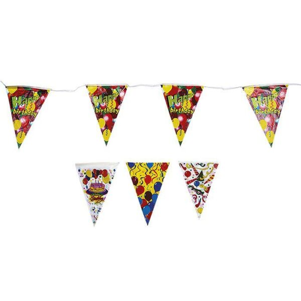 ΣΗΜΑΙΑΚΙΑ  ΠΑΡΤΥ-ΓΕΝΕΘΛΙΩΝ ΣΕΤ=10ΣΗΜΑΙΕΣ 30x20cm x2