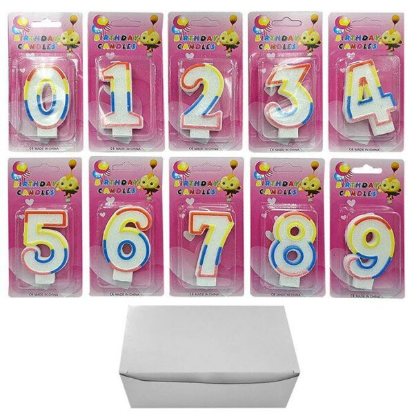 ΚΕΡΑΚΙ ΓΕΝΕΘΛΙΩΝ ΑΡΙΘΜΟΣ ΚΑΡ=14x7cm  (Κερί= 6