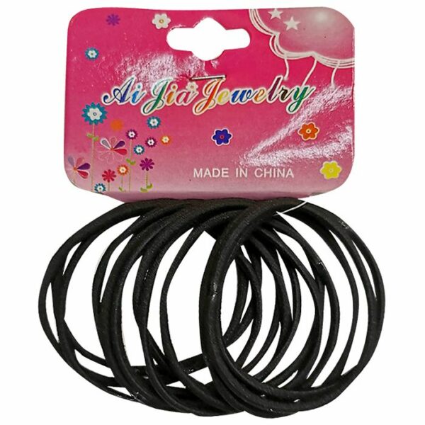 ΛΑΣΤΙΧΑΚΙΑ ΜΑΛΛΙΩΝ ΜΑΥΡΑ 12ΤΕΜ Φ5cm 4teen4ty 401151