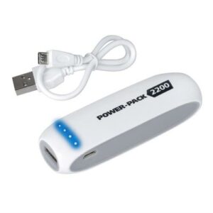 Αυτόνομος Φορτιστής Μπαταρίας {Power Bank} USB 2200mAh POWER PACK 2200 Λευκός