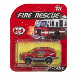 Καρτέλα die Cast Πυροσβεστικό Όχημα 11x14cm ToyMarkt 912774 - Image 2