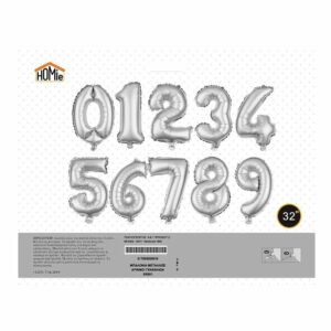 Μπαλόνι Μεταλλιζέ Αριθμός Γενεθλίων Αριθμός=81cm Homie 3770 (10ΤΜΧ) - Image 3