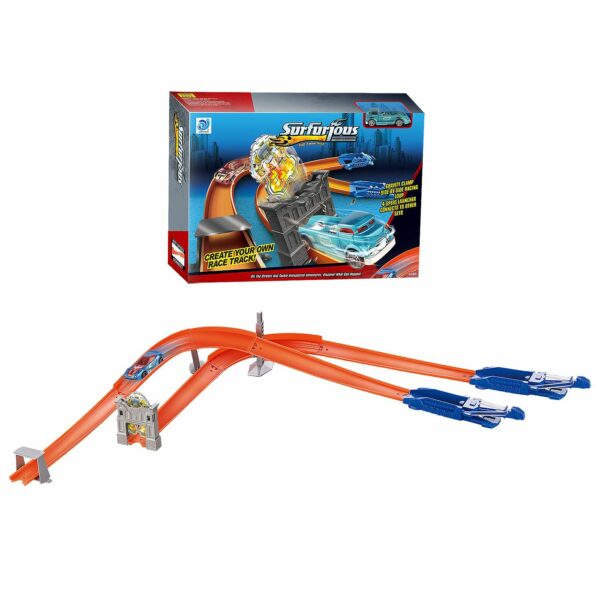 ΔΙΠΛΗ ΤΡΟΧΙΑ ΑΥΤΟΚΙΝΗΤΟΥ ΜΕ ΕΚΤΟΞΕΥΤΗΡΑ 42x31x6cm ToyMarkt 88746