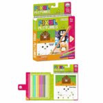 ΖΩΓΡΑΦΙΚΗ PIXEL PICTURES ΜΕ 15 ΣΧΕΔΙΑ & 10 ΧΡΩΜΑΤΑ 17x20x2cm ToyMarkt 913208