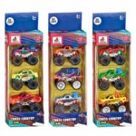 ΣΕΤ 3 ΜΙΝΙ ΑΓΡΟΤΙΚΑ ΜΕΓΑΛΕΣ ΡΟΔΕΣ FREE WHEELS 9x25x6cm ToyMarkt 913362