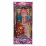 ΚΟΥΚΛΑ POPULAR GIRL & ΚΟΥΚΛΑΚΙ & ΦΟΡΕΜΑΤΑ 14x32x5cm ToyMarkt 922071