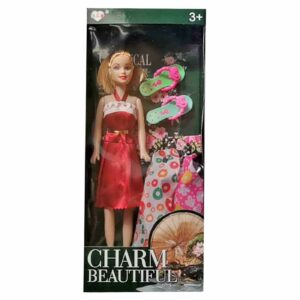 Κούκλα Charm Beautiful με Αξεσουάρ & 2 Φορέματα 14x32x5cm ToyMarkt 922073 - Image 2