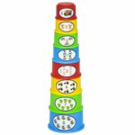 ΜΠΕΜΠΕ ΕΚΠΑΙΔΕΥΤΙΚΗ ΠΥΡΑΜΙΔΑ ΜΕ 8 ΝΟΥΜΕΡΑ υψος 23cm ToyMarkt 941101