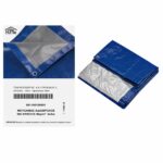 ΜΟΥΣΑΜΑΣ ΑΔΙΑΒΡΟΧΟΣ ΜΕ ΚΡΙΚΟΥΣ 90g/m²  8x5m 90g/m²