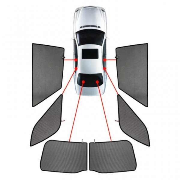 VW GOLF SPORTSVAN 5D 2014-2020  ΚΟΥΡΤΙΝΑΚΙΑ ΜΑΡΚΕ CAR SHADES - 6 ΤΕΜ.