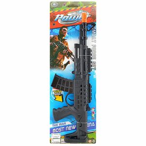 Οπλοπολυβόλο Μεσαίο Μαύρο 14x43x3cm ToyMarkt 88809 - Image 1