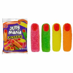Ζελίνια Jake Sour Fingers Σακ=100g Jake SA (18ΤΜΧ)