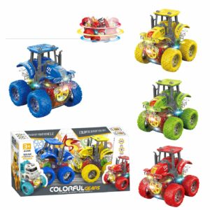 Σετ 2 Τρακτέρ Friction με Φώτα 24x12x10cm ToyMarkt 902307 - Image 1