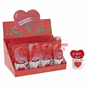 Κούπα Εσπρέσσο Μίνι με Καρδιά Κούπα=5x5,5cm Homie 422482 (12ΤΜΧ)