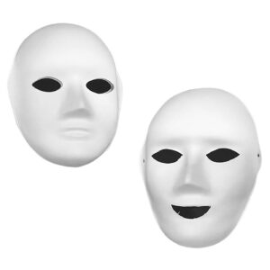 Μάσκα Λευκή Χειροτεχνίας 24x19cm Carnavalista 231646 (12ΤΜΧ)