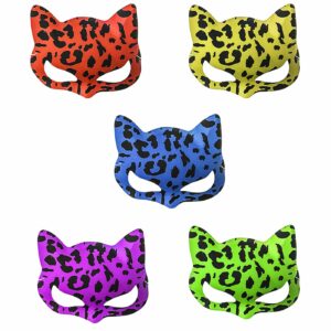 Μάσκα Γάτα Animal Print 17,5x13cm Carnavalista 231929 (12ΤΜΧ)