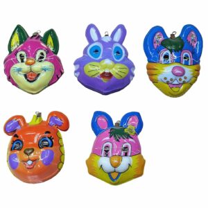 Μάσκα Πλαστική ζώα  Carnavalista 232153 (12ΤΜΧ)