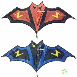 Αετός Πολυεστερικός Νυχτερίδα με Αστραπές 140x55cm Carnavalista 232333