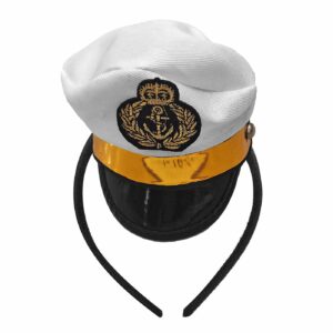 Στέκα Καπέλο Καπετάνιου Καπελάκι=12x11cm Carnavalista 232395 (12ΤΜΧ)