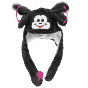 Σκούφος Καφέ Σκύλος με Αυτιά και Κίνηση 50x35cm Carnavalista 232413