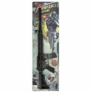 Όπλο Σπινθηροβόλο Μαύρο 68x20cm Carnavalista 232427