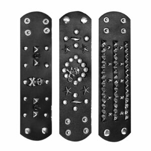 Βραχιόλι Πανκ 23x6cm Carnavalista 23267