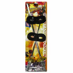 Σπαθιά Μάσκες σετ=3τεμ 61x19cm Carnavalista 23332