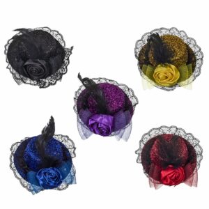 Κλιπ Καπέλο Λουλούδι ø14cm Carnavalista 23480 (6ΤΜΧ)