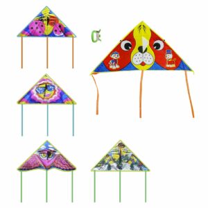 Αετός Τριγωνικός με Σχέδιο με Ουρά 110x53cm Carnavalista 23483