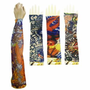 Υφασμάτινα Μανίκια Tattoo Ζευγάρι 43cm Carnavalista 23558