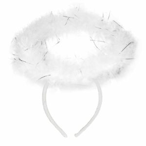 Στέκα Λευκή Αγγέλου ø16cm Υ=20cm Carnavalista 231014 (12ΤΜΧ)