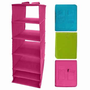 Ραφιέρα Υφασμάτινη Κρεμαστή Πτυσσόμενη 125x45x35cm Homie 1011060 - Image 1