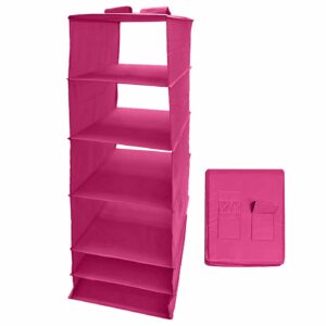 Ραφιέρα Υφασμάτινη Κρεμαστή Πτυσσόμενη 125x45x35cm Homie 1011060 - Image 2