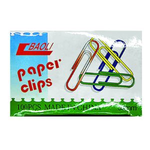 Συνδετήρες 100τεμ Χρωματιστοί 32mm 33mm JustNote 702665 (10ΤΜΧ)