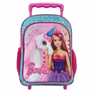 Τσάντα Τρόλευ Δημοτικού Barbie 43x31x18cm Barbie