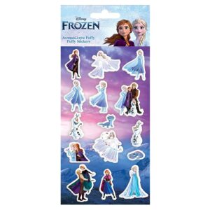 Αυτοκόλλητα Puffy Frozen 2 22x10cm Disney 000562870 (12ΤΜΧ)