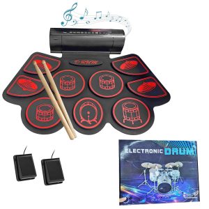 Τύμπανα Ηλεκτρονικά Αναδιπλούμενα 46x36cm Homie 108493