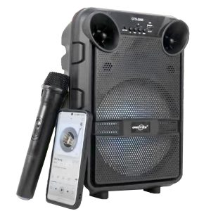 Καραόκε Σύστημα Ηχείο με 1 Μικρόφωνο Ηχείο: 36x23x19cm Μικρόφωνο: 24x5cm Homie 108518
