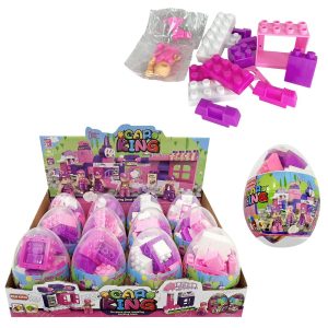 Αυγό Κοριτσίστικο με Τουβλάκια Αυγό=12x9cm Homie 116929 (12ΤΜΧ) - Image 1