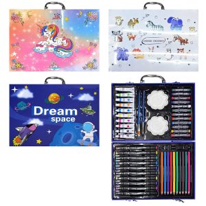 Σχολικό σετ=68τεμ Χρώματα Κουτί με Χερούλι 30x23x5cm JustNote 703453 - Image 1