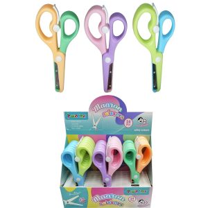 Ψαλίδι Σχολικό Ασφαλείας Δίχρωμο 13,5cm JustNote 703470 (24ΤΜΧ) - Image 1