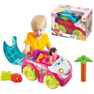 Αυτοκινητάκι Τουβλάκια 10 τεμ 25x17x16cm ToyMarkt 95451