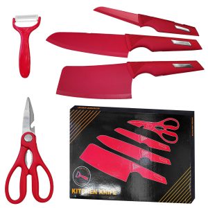 Μαχαίρια με Ψαλίδι & Αποφλοιωτή Σετ Κουζίνας 35x23cm Homie 1002184