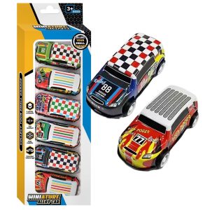 Μίνι Αυτοκινητακια Pull Back σε Εξάδα 9x26x2.5cm ToyMarkt 902388