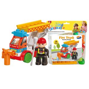 Τουβλάκια Πυροσβεστική 14 τεμ 19x22cm ToyMarkt 95457