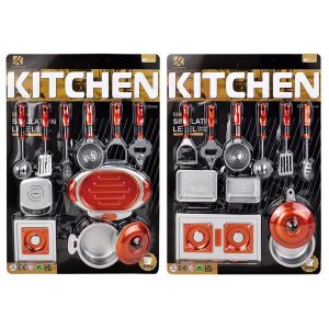 Κουζινικα νέο σετ σε Καρτέλα 31x43x4cm ToyMarkt 971344