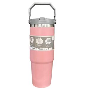 Ποτήρι Θερμός με Ανοιγόμενο Καλαμάκι 900ml Homie 1002188 - Image 2