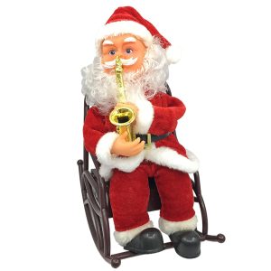 Άγιος Κουνιστή Καρέκλα 24x18cm Xmasfest 1131150