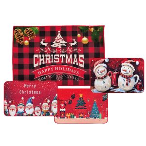 Χαλάκι Εξώπορτας Εορτών 60x40cm Xmasfest 1131197 - Image 1