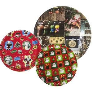 Δίσκος Στρογγυλός Χριστουγεννιάτικος ø31cm Xmasfest 1131214 - Image 1